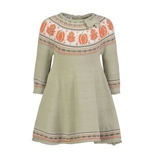 2T Toddler Bluberi Boulevard Fall Inspired Knit Dress